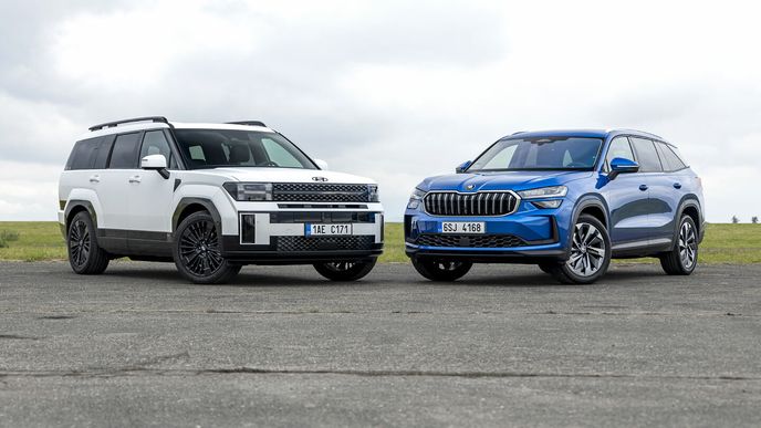 Hyundai Santa Fe 1.6 T-GDI HEV 4x4 vs. Škoda Kodiaq 2.0 TDI 4x4 Hyundai Santa Fe 1.6 T-GDI HEV 4x4 vs. Škoda Kodiaq 2.0 TDI 4x4