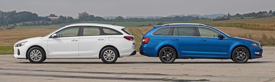 Hyundai i30 kombi 1.0 T-GDI vs. Škoda Octavia Combi 1.0 TSI