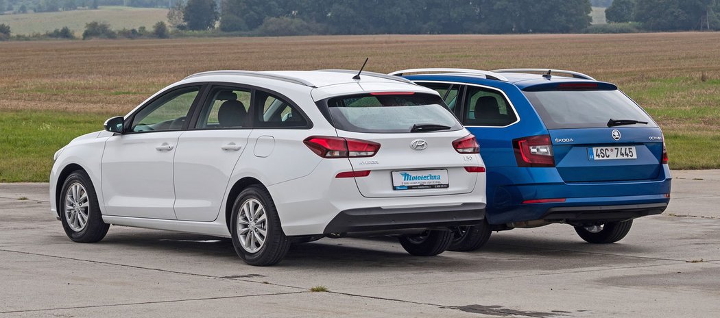 Hyundai i30 kombi 1.0 T-GDI vs. Škoda Octavia Combi 1.0 TSI