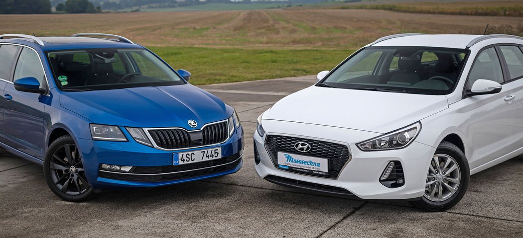 Hyundai i30 kombi 1.0 T-GDI vs. Škoda Octavia Combi 1.0 TSI