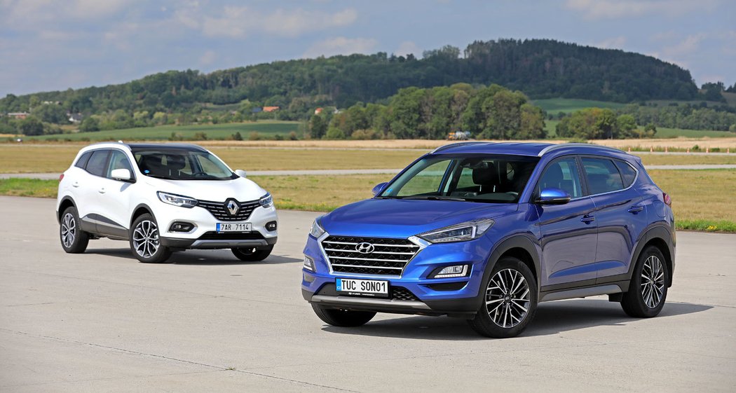 Hyundai Tuscon 1.6 CRDi 4x4 vs. Renault Kadjar 1.7 Blue dCi 4x4