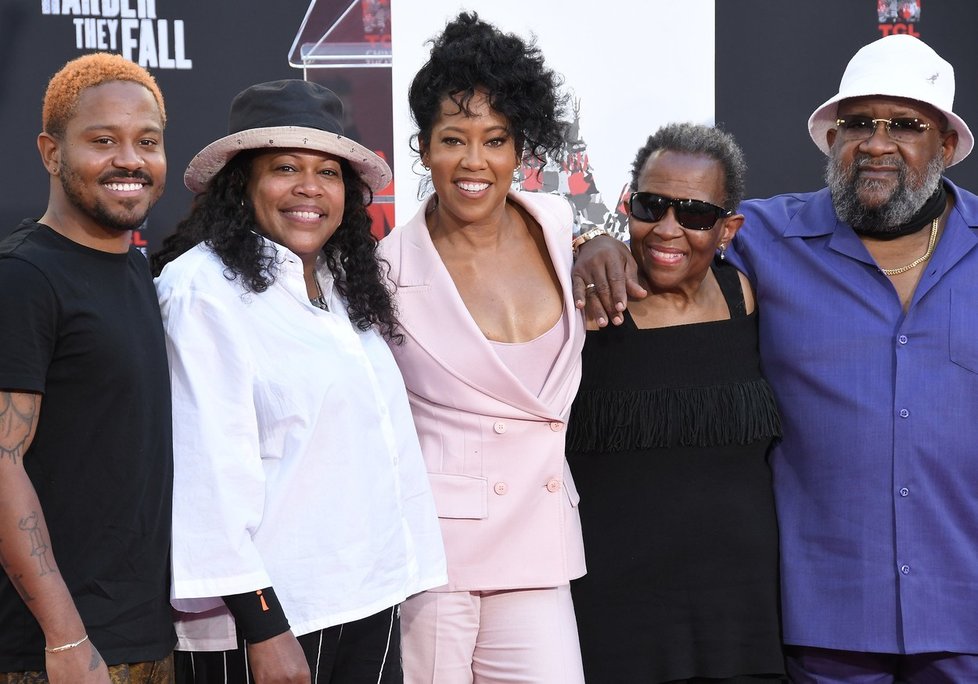 Regina King se synem Ianem Alexanderem juniorem (†26)