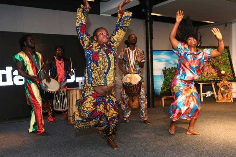 Africké taneční představení