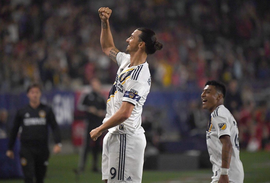 Hvězda MLS a Los Angeles Galaxy Zlatan Ibrahimovič