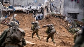 Izraelští vojáci v Pásmu Gazy (31. 12. 2023).