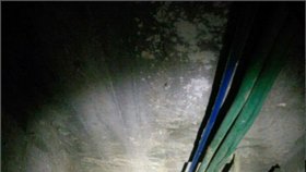IDF záběry tunelu pod mešitou v Gaze
