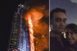 Prvními idioty 2016 se stal pár, který se společně vyfotil před hořícím hotelem v Dubaji.