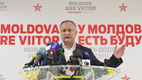 Nově zvolený moldavský prezident Igor Dodon