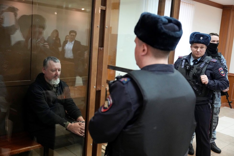 Igor Girkin alias Igor Strelkov dostal čtyři roky vězení (25. 1. 2024).