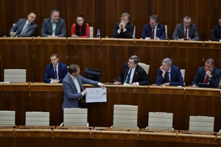 Igor Matovič o šéfovi slovenské sněmovny Dankovi v Národní radě prohlásil, že je opilý
