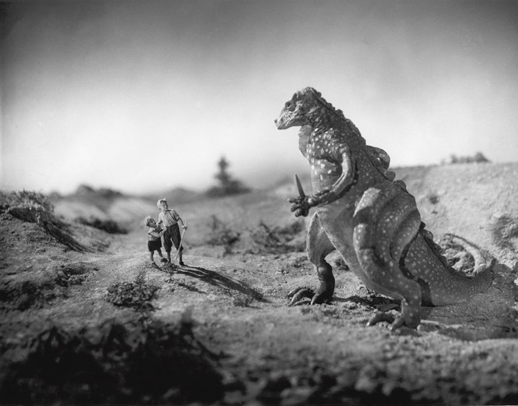 Nemotorný Iguanodon ve filmu Cesta do pravěku