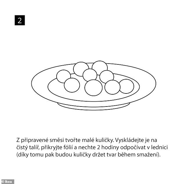 Vytvořte kuličky a nechte je odpočinout 2 hodiny v lednici.