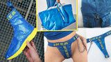 Ruksak, boty i tanga: Co vše lze vyrobit z legendární modré tašky IKEA? 