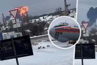 Výbuch iljušinu v Rusku: Vezl 65 zajatců, tvrdí okupanti. Přepravoval rakety, reagují Ukrajinci