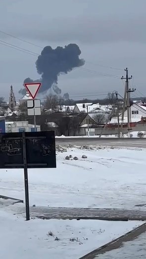 Havárie ruského letounu Iljušin (24.1.2024)