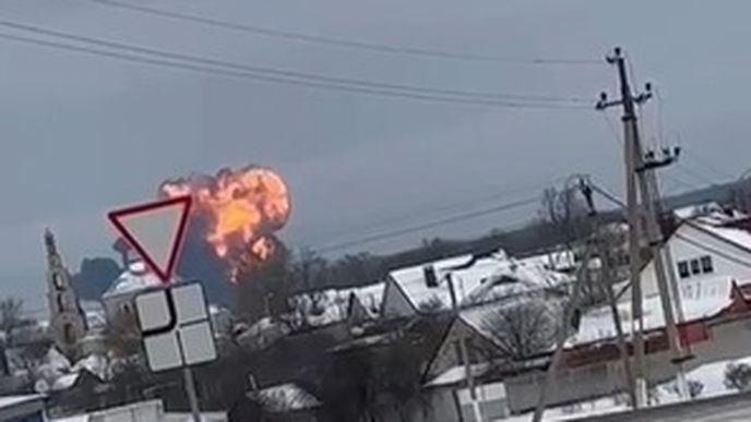 Havárie ruského letounu Iljušin (24.1.2024)