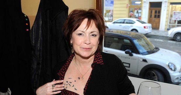 Herečka Ilona Svobodová
