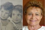Ilsa Maier na fotografiích z dětství (se svojí sestrou) a nyní