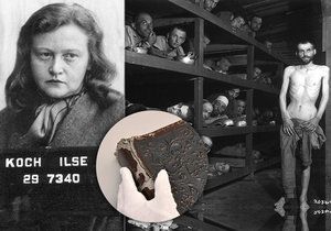 Šílená Ilse Kochová (†60) nechala z kůže vězňů vyrábět i fotoalba.