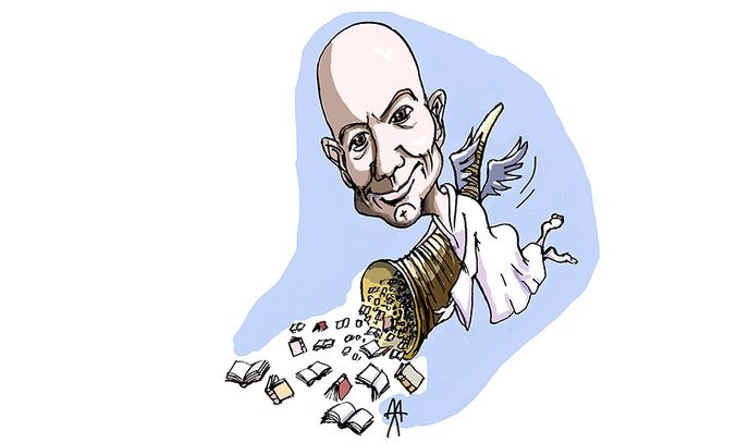 ilustrace Jeff Bezos