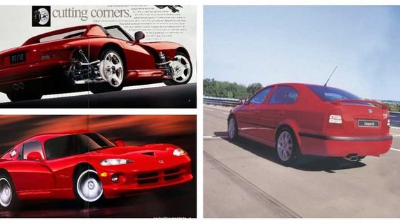 Nádherný katalog Dodge Viper ze začátku milénia útočí na emoce. Škoda tehdy do Octavie RS posadila kravaťáka