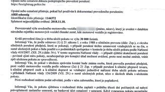Pokuty by tuzemským přestupcům měly chodit v češtině… Pokuty by tuzemským přestupcům měly chodit v češtině…