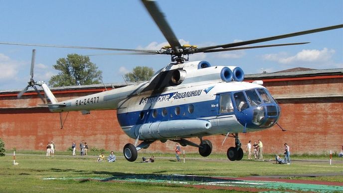 Ilustrační foto vrtulníku Mi-8