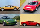 Připomeňte si BMW M1, Ferrari 512 BB, Maserati Bora a další automobily snů ze sedmdesátek