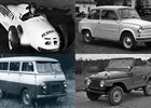Poválečné prototypy Moskvič: Sovětské Mini, džíp i 1203