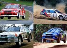 Slavné speciály WRC ve velké fotogalerii: Myšák a Subaru, Ford i Škodovky