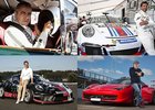 Světové celebrity usedají za volant závodních automobilů