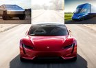 Tesla by mohla v roce 2023 vyrábět Cybertruck, Roadster i Semi, doufá Musk