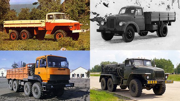 Sovětská klasika: Slavná klasická nákladní vozidla značky Ural ve velké galerii