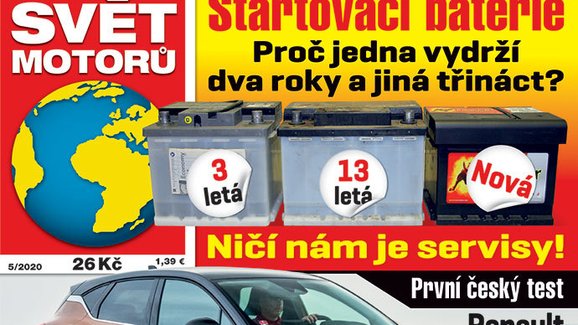 Svět motorů 05/2020: Jak poznat konec životnosti autobaterie