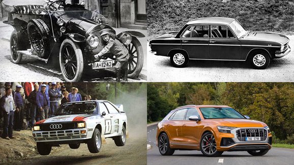 Historie Audi: Příběh čtyř kruhů od Horchu přes Mercedes k VW