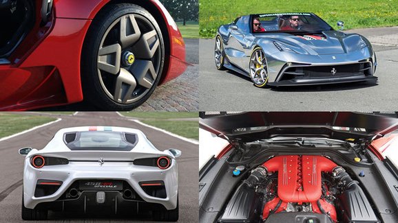 Tato Ferrari jsou jednokusové exempláře za stovky milionů korun 