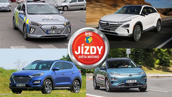 Jízdy Světa motorů: Hyundai přiveze elektromobily na vodík i baterky