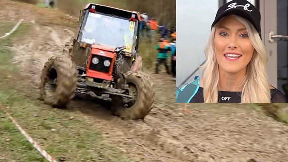 Slavnou youtuberku zaujaly závody traktorů v Česku. Z autora nahrávky udělala hvězdu