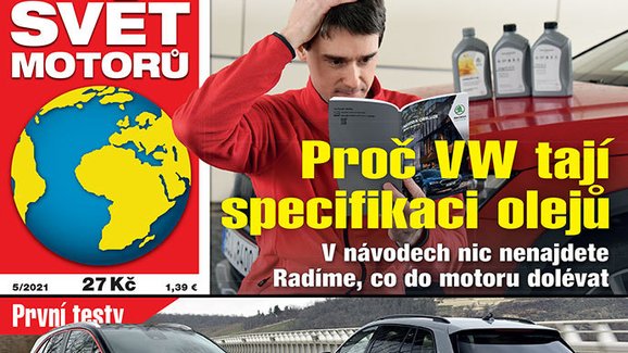 Svět motorů 05/2021: Tajení specifikací olejů u koncernu VW