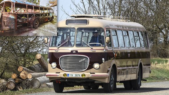 Z vraku Škody 706 RTO udělal nádherný autobus: Renovace zabrala 12 tisíc hodin práce!