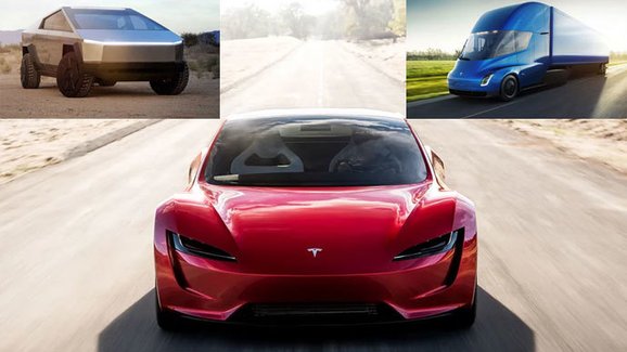Tesla by mohla v roce 2023 vyrábět Cybertruck, Roadster i Semi, doufá Musk