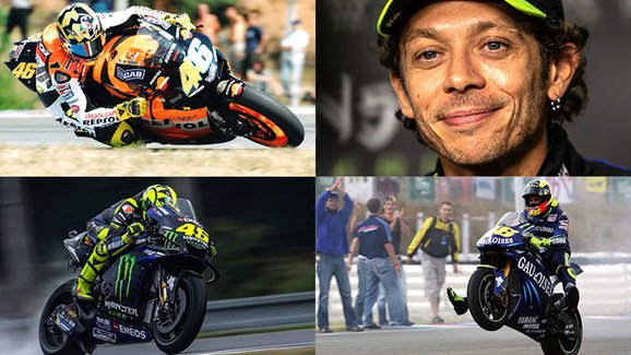 Valentino Rossi v Česku: Mrkněte na fotky legendy za 25 let v Brně