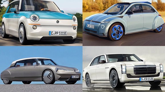 Legendy v moderní podobě. Jak by se vám líbil návrat těchto ikonických aut?