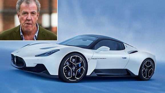 Clarkson měl při testování Maserati MC20 vtipný problém. Z auta neuměl vylézt