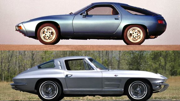 Porsche 928 a Corvette Sting Ray mají překvapivě mnoho společného
