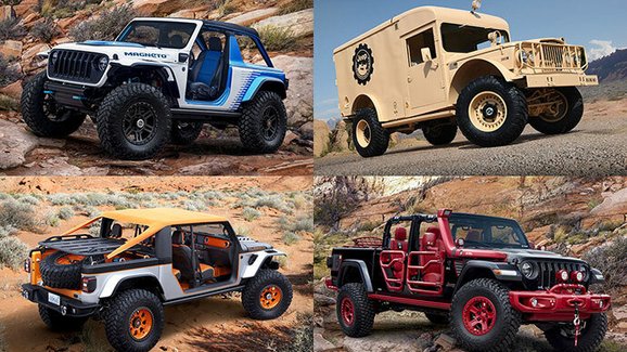 Jeep představil sedm nových dobrodružných konceptů. Jak se vám líbí?