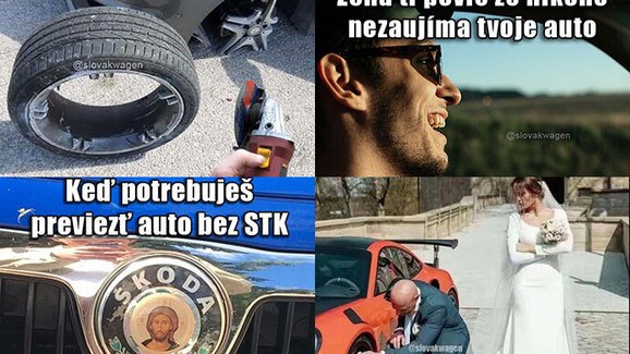 I na Slovensku mají automobilové memy. Jak moc vás pobaví?