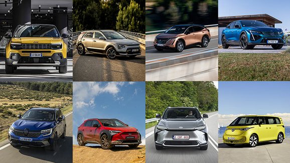 Evropské Auto roku (COTY) 2023 zná seznam osmi finalistů. Jen tři mají spalovací motor