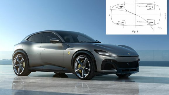 Ferrari si nechalo patentovat nový systém natáčení zadní nápravy. Jak funguje? 