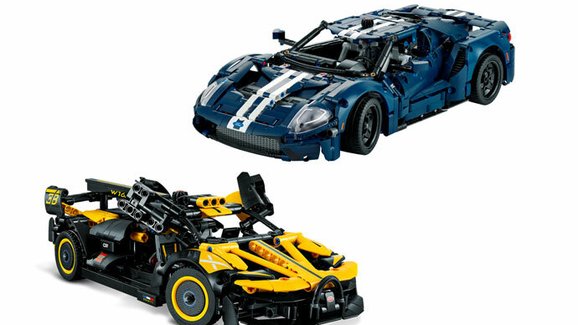 Lego Technic přináší zajímavé novinky, Ford GT a Bugatti Bolide s funkčními detaily